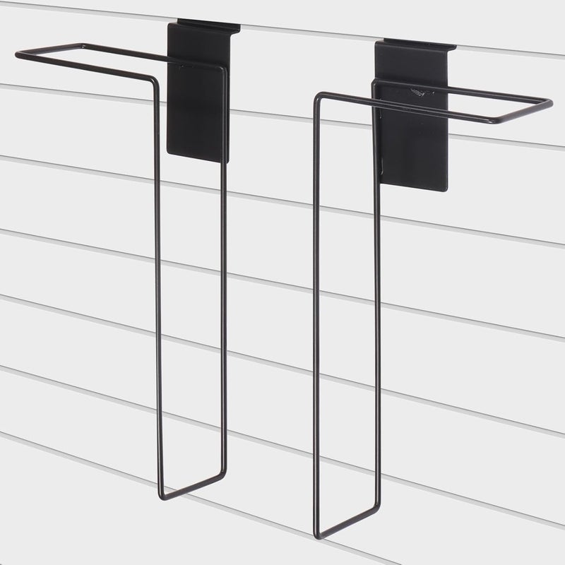 Alffun 8 Pair Adjustable Literature Display for Slatwall, Metal Wire Magazine Brochure Holder, Slatwall Shelf Accessories for Exhibitions, Trade Shows, Retail Stores, Home & Offices - Image 1